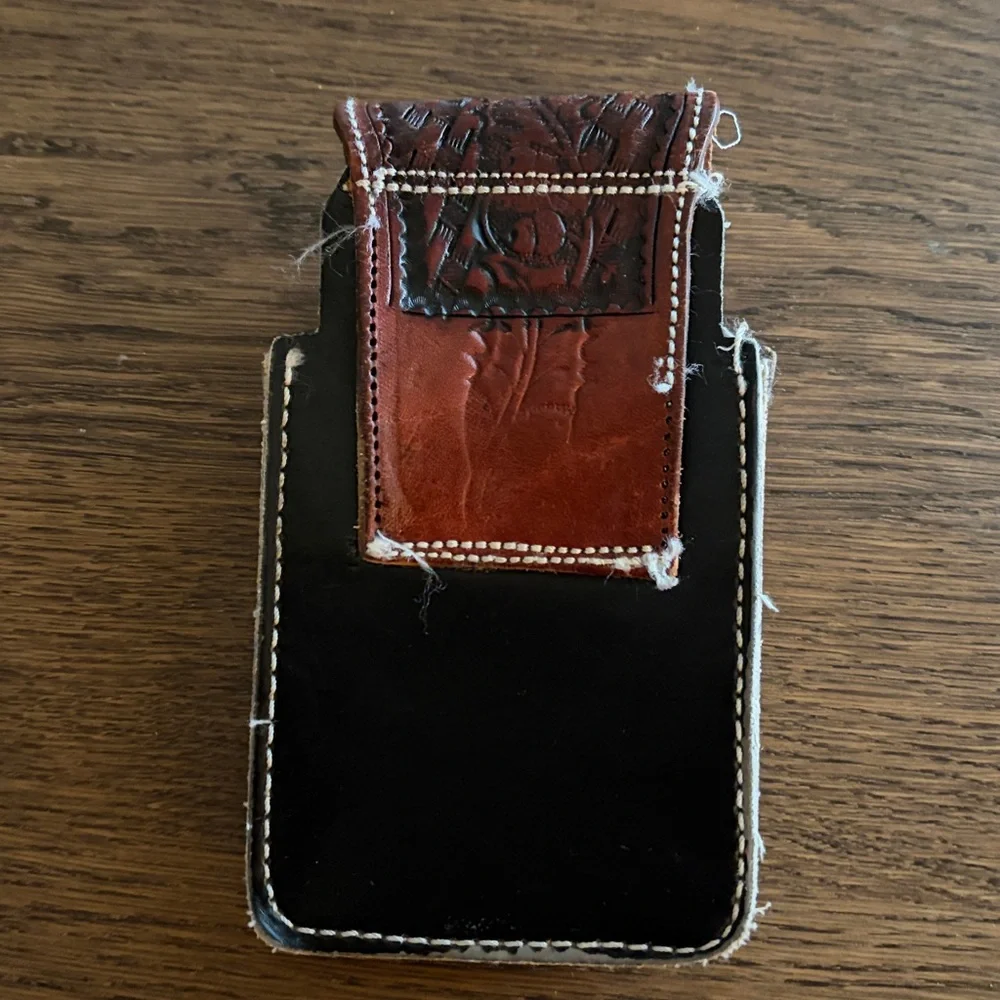 Brown Leather Phone Case
